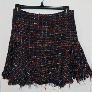 NWT GREY LAB Tweed Mini Skirt Size Small